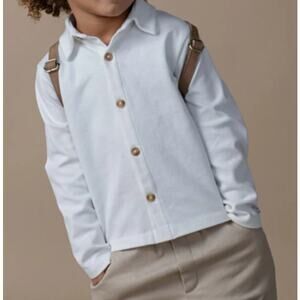 New Donsje Amsterdam Touten‎ Shirt, Off White Size 2-3 years